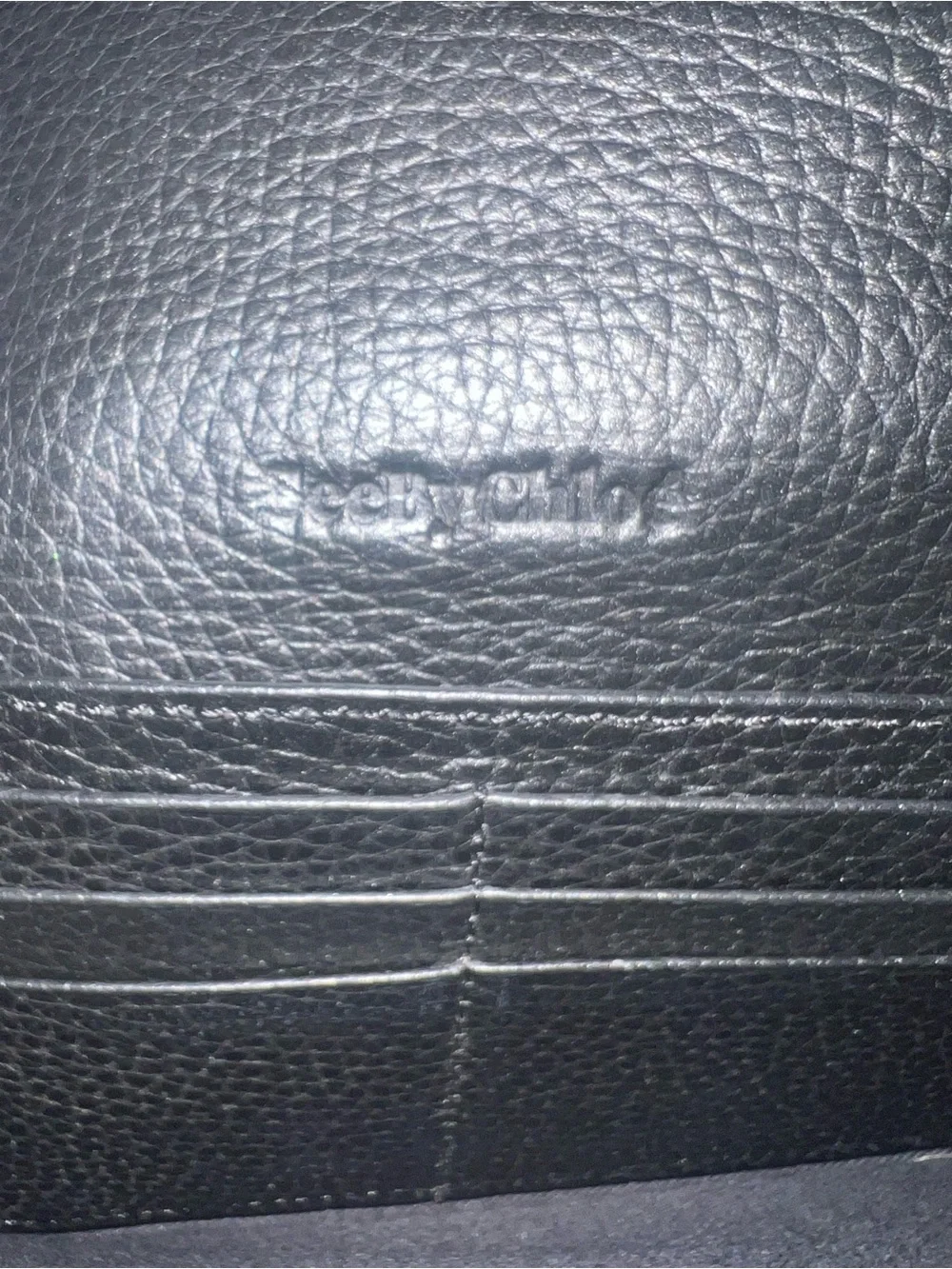 See by Chloé Black Grained Leather Lizzie Long Wallet Gold Hardware